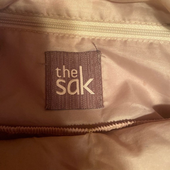 The Sak Woven Crochet Rainbow Colorful Shoulder Bag Tote Purse - Picture 5 of 6